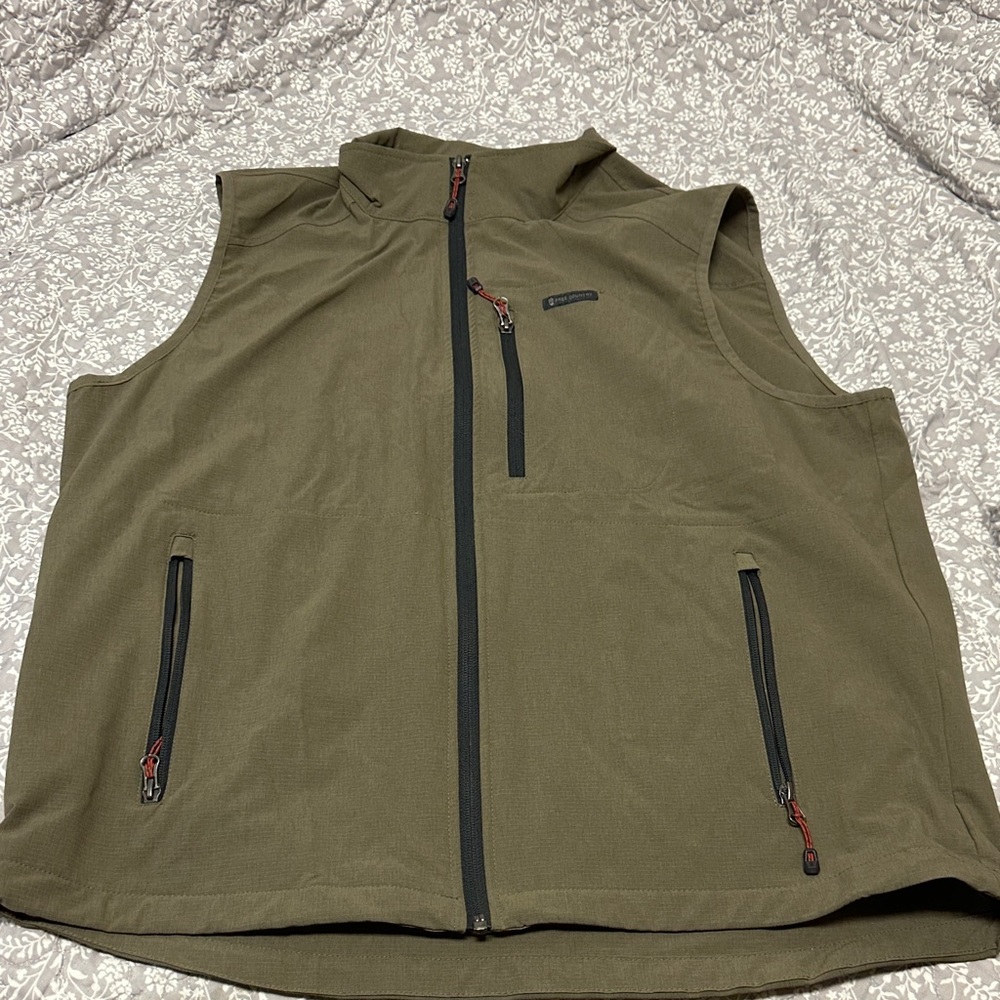 Free Country Olive Utility Vest